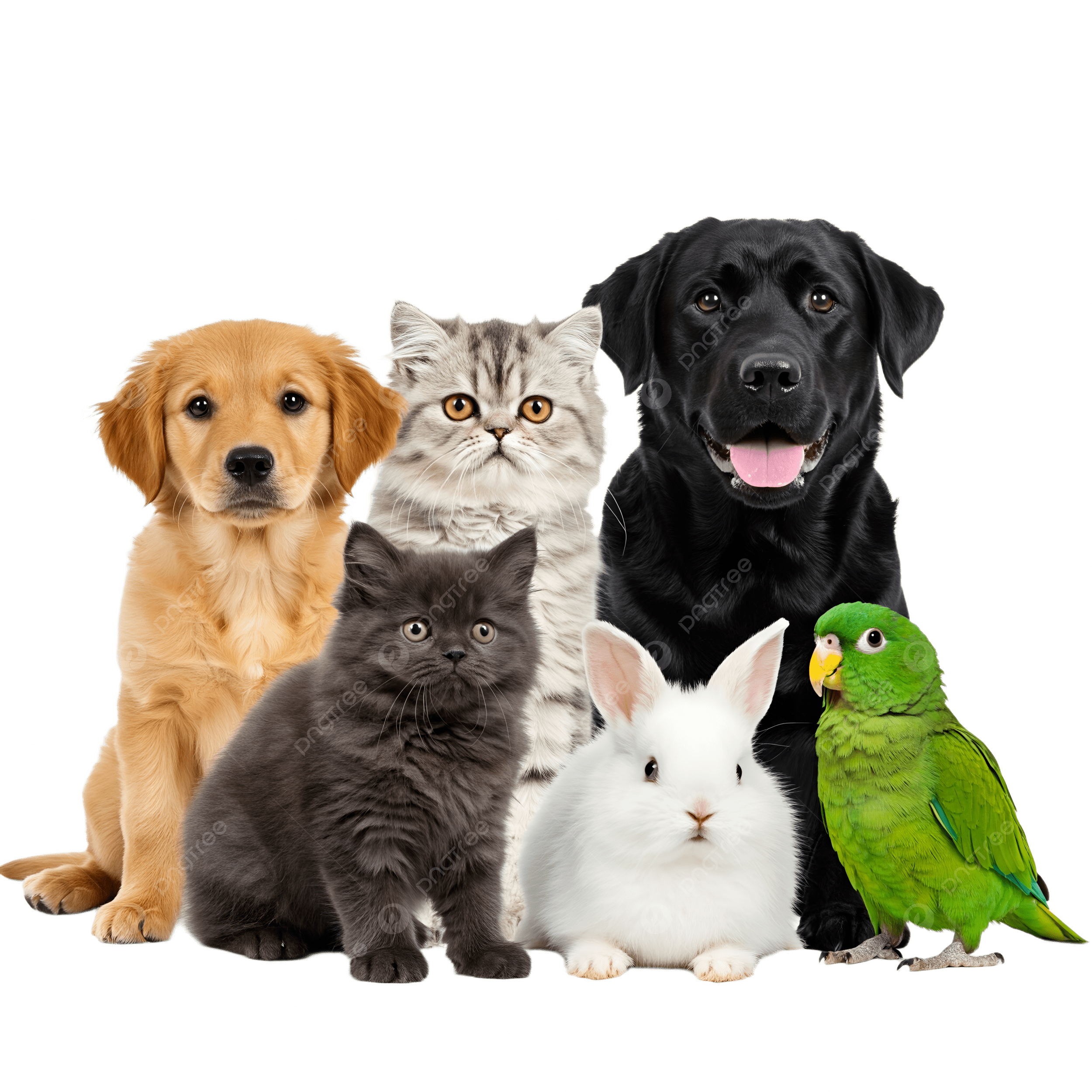 Animale de companie fericite